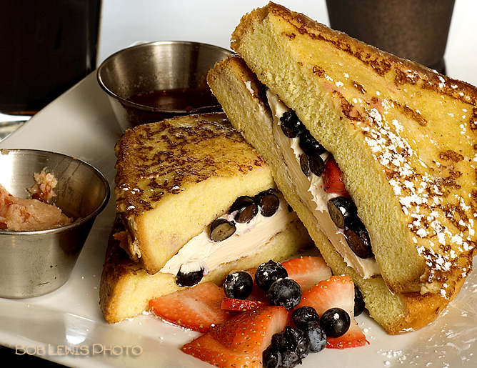 stuffed french toast Long Branch NJ restaurant food photography