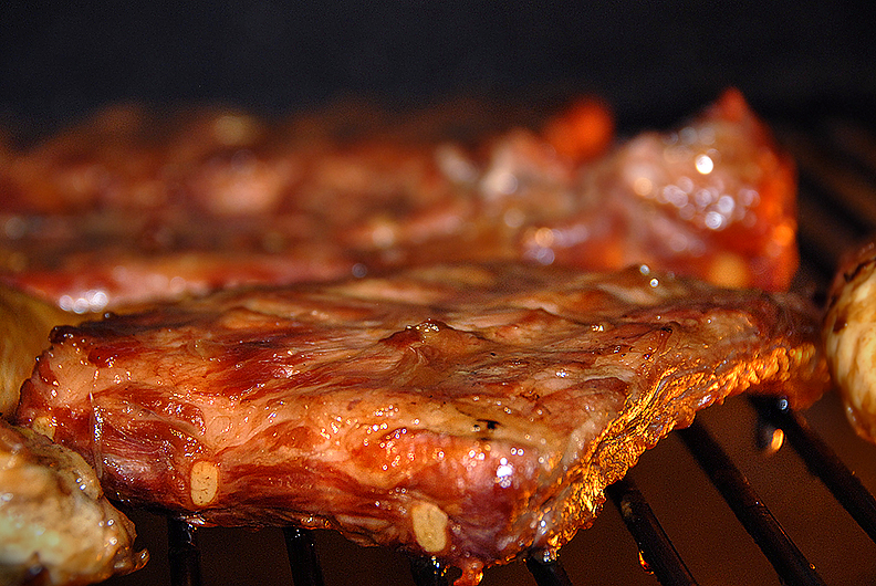 bbq grilled pork ribs Long Branch NJ restaurant food photography