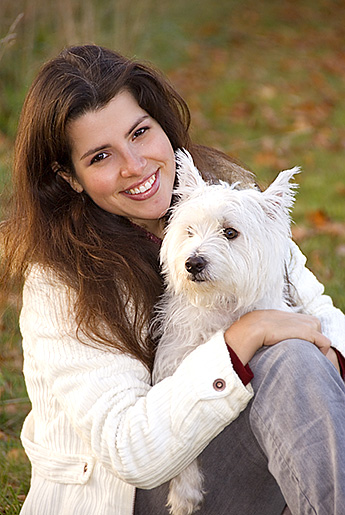 westie animal portrait